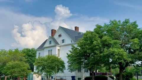 Eugene V. Debs House, Terre Haute, Indiana Stock Footage 312015558