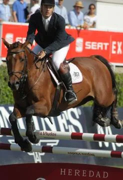 Eugenio Corell in action Stock Photos