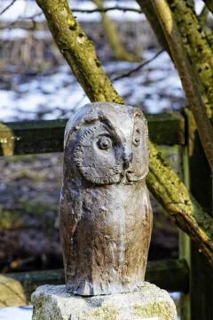 Eulen Statue Stock Photos