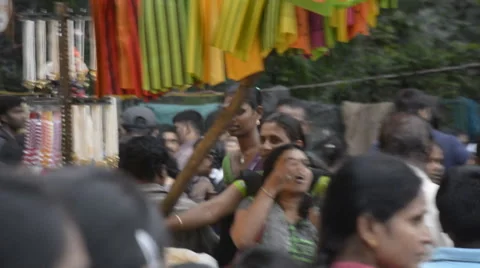 Eunuch on street Stock Footage 47463056