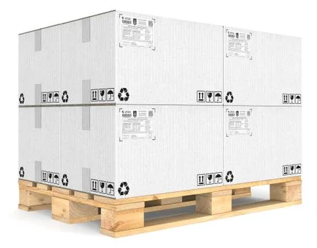 Eur Pallet. Stock Illustration