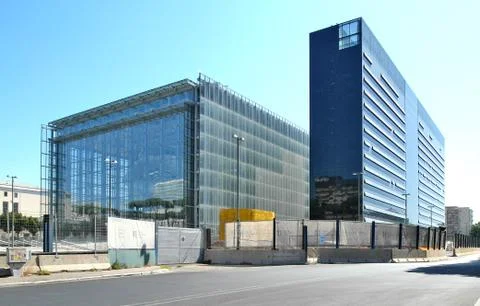 EUR: view of the Fuksas cloud 스톡 사진