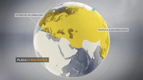 Eurasian Plate 3D Stock Footage 263164826