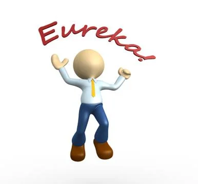 Eureka Illustrazione stock