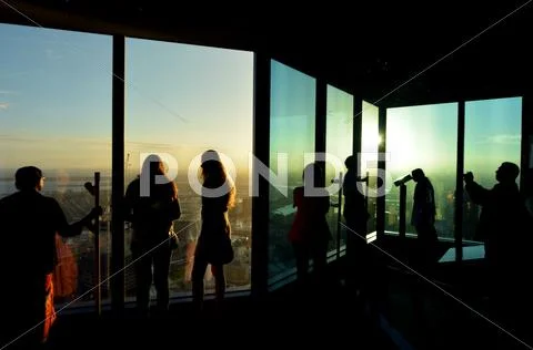 Eureka tower observation deck (eureka skydeck 88) - melbourne Stock Photos