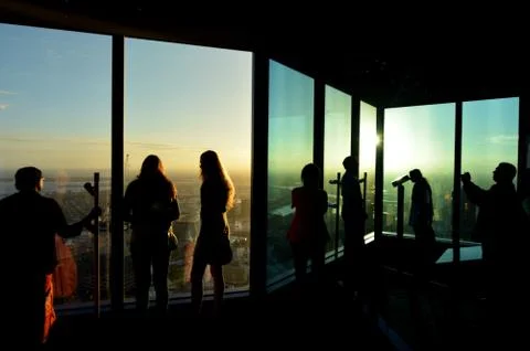 Eureka tower observation deck (eureka skydeck 88) - melbourne Foto stock