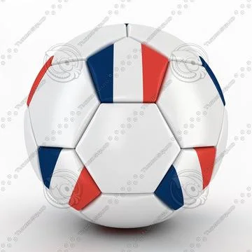 Euro 2016 France Ball 02 3D Model