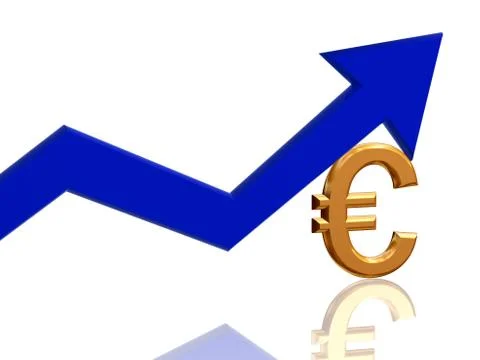 Euro arrow Stock Illustration