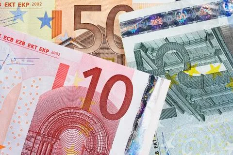 Euro background Stock Photos