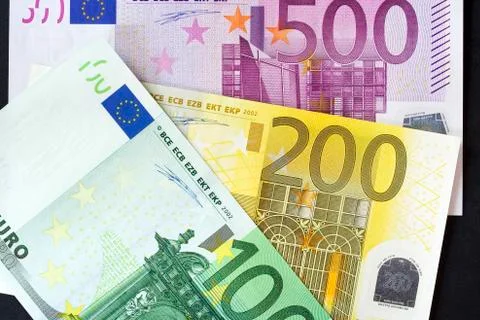 Euro background Stock Photos