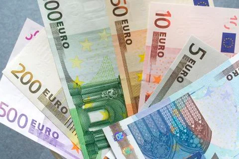 Euro background Stock Photos