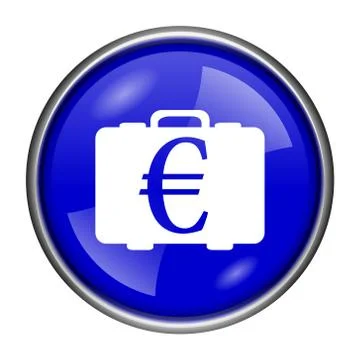 Euro bag icon イラスト素材