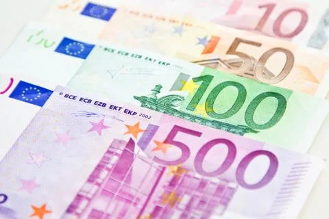 Euro banknote Stock Photos