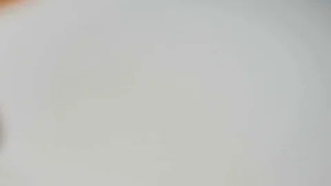 Euro banknotes falling down on white background, fifty 50 euro Stock Footage 82634987