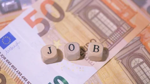 Euro banknotes Stock Footage 99457515