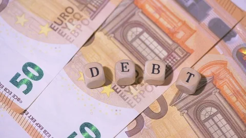 Euro banknotes Stock Footage 99457905