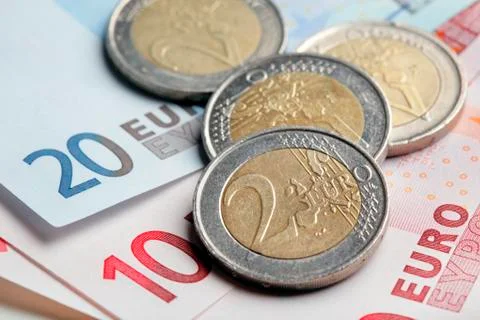 Euro banknotes Stock Photos
