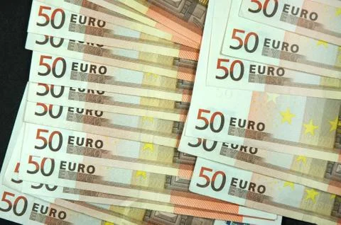 Euro banknotes Stock Photos