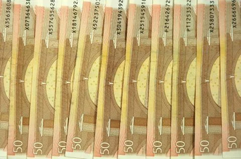 Euro banknotes Stock Photos