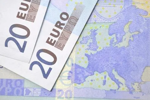 Euro banknotes Stock Photos