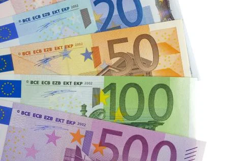 Euro banknotes Stock Photos