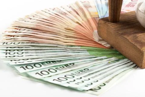 Euro banknotes Stock Photos