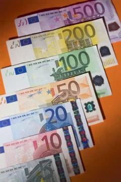 Euro banknotes Stock Photos