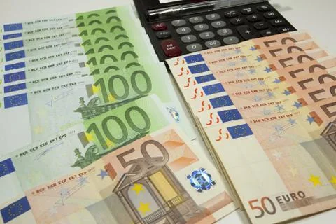 Euro banknotes Stock-Fotos