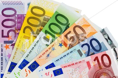 Euro banknotes Stock Photos