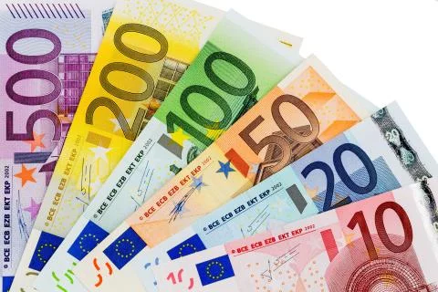 Euro banknotes Stock Photos