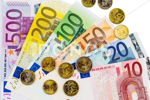 Euro banknotes Stock Photos