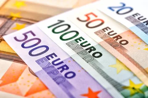Euro banknotes Stock Photos