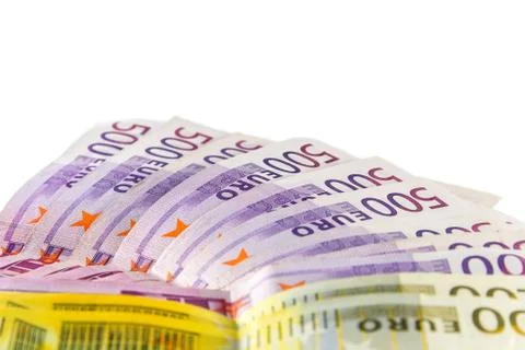 Euro Banknotes Stock-Fotos