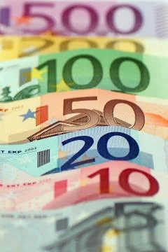 Euro banknotes Stock Photos