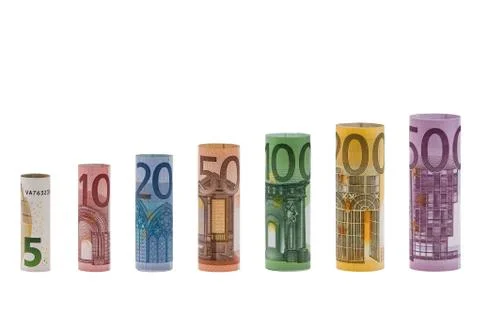Euro banknotes Stock Photos