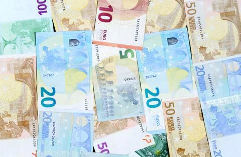 Euro banknotes. Stock Photos
