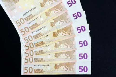 Euro banknotes. Stock Photos