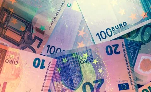 Euro banknotes Foto stock
