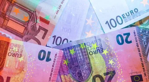 Euro banknotes Stock Photos
