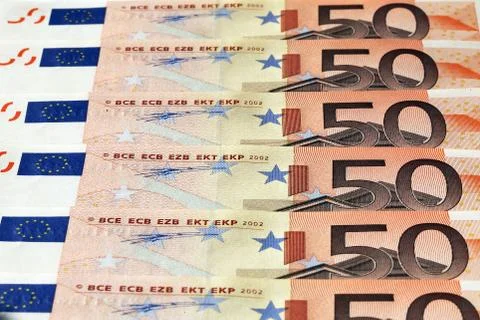 Euro banknotes Stock Photos
