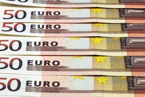 Euro banknotes Stock Photos