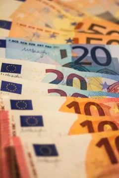 Euro banknotes Stock Photos