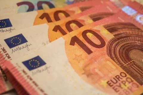 Euro banknotes Stock Photos