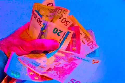 Euro banknotes Stock Photos