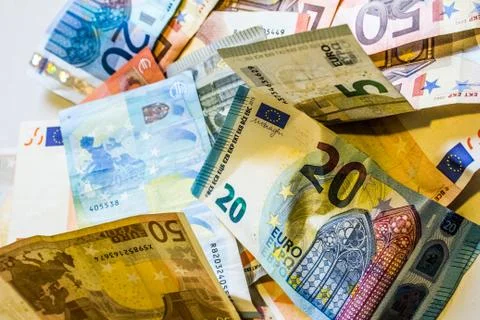 Euro banknotes Stock Photos