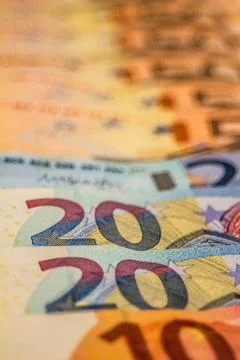 Euro banknotes Stock Photos