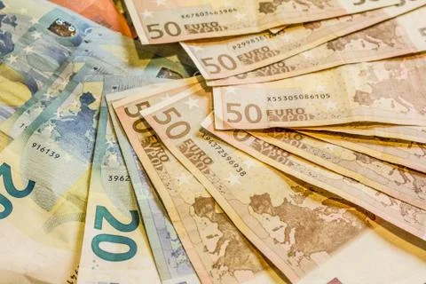 Euro banknotes Stock-Fotos