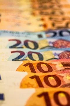 Euro banknotes Foto stock