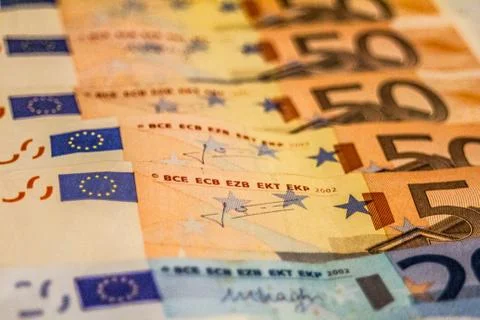 Euro banknotes Stock Photos