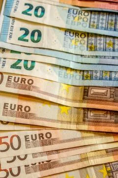 Euro banknotes Stock Photos